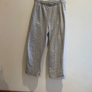 Brandy Melville Light Heather Gray Casual Sweat Knit pants 100% cotton